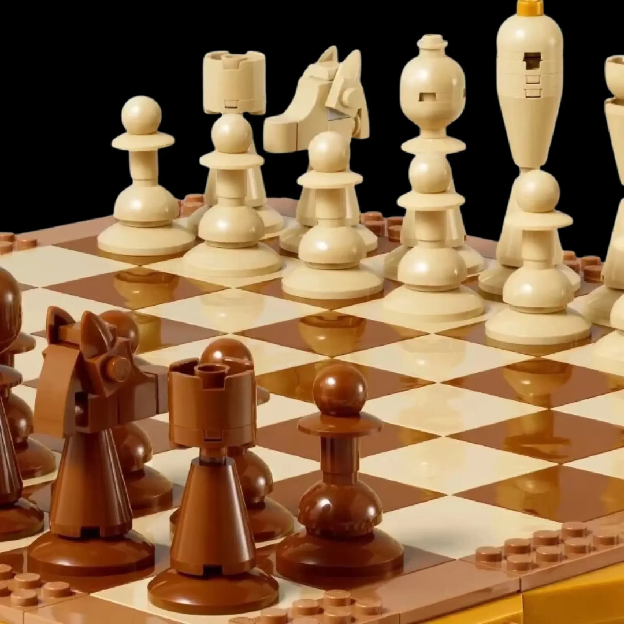 Tablero de ajedrez (743 piezas) - Kit de Bloques de Construcción